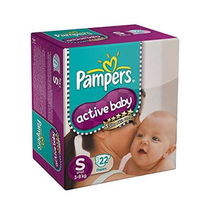 Picture of Pampers Active Baby Diaper S