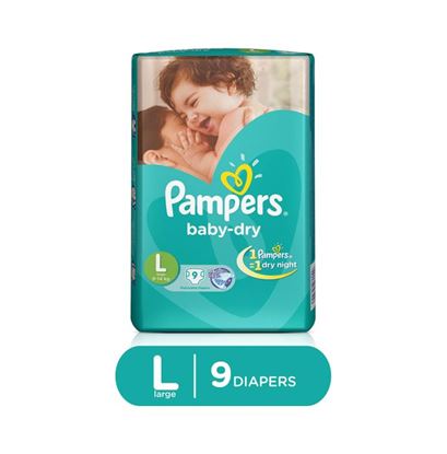 Picture of Pampers Baby Dry Diaper L