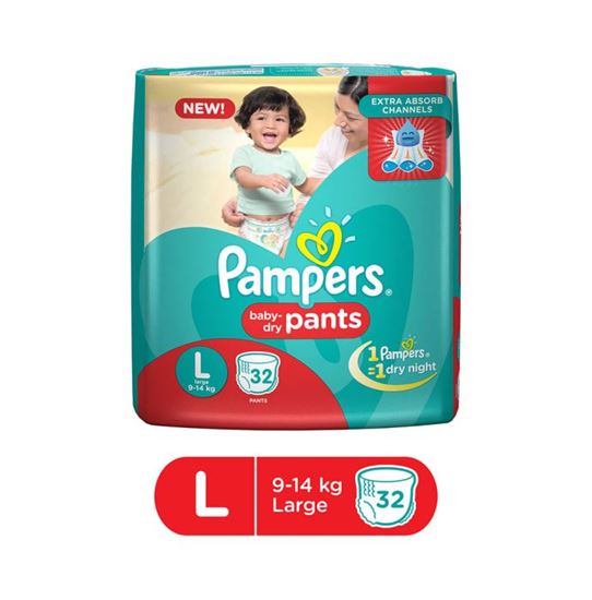 Picture of Pampers Baby Dry Pants Diaper L