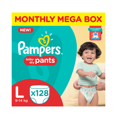 Picture of Pampers Baby Dry Pants Diaper L