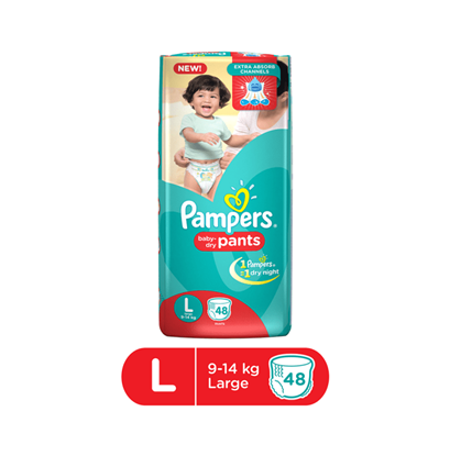 Picture of Pampers Baby Dry Pants Diaper L