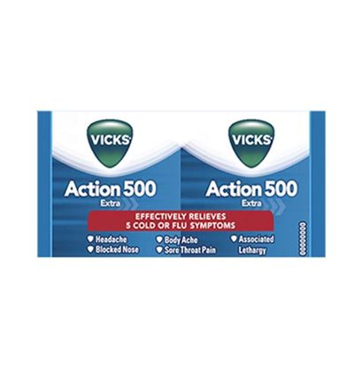 Picture of Vicks Action 500 Extra Tablet