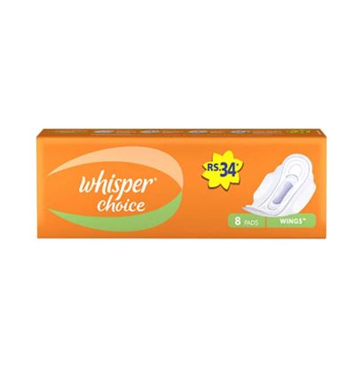 Picture of Whisper Choice Wings Sanitary Pads Regular Pack of 3
