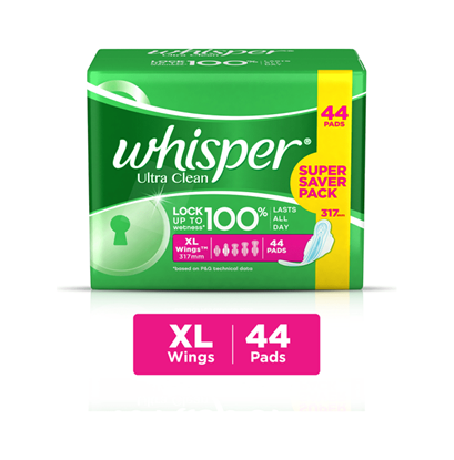 Picture of Whisper Ultra Clean Wings Sanitary Pads XL
