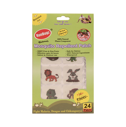 Picture of Runbugz Mosquito Repellent Printed Patches-New Animal