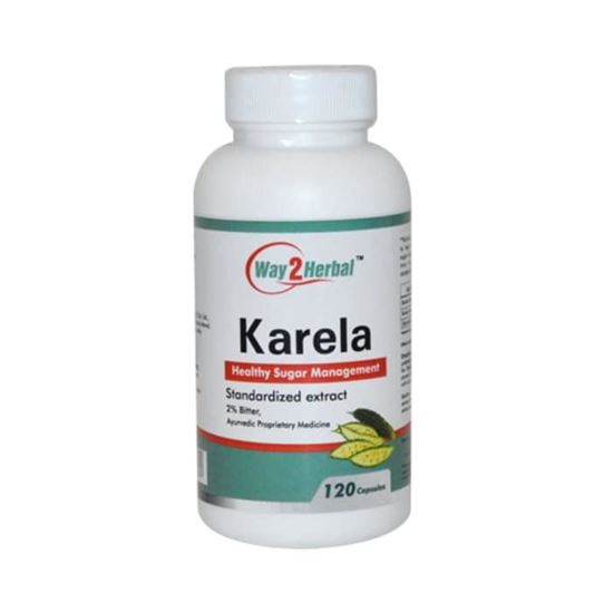 Picture of Way2Herbal Karela Capsule