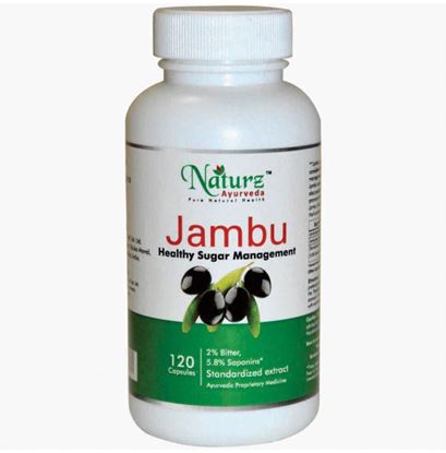 Picture of Naturz Ayurveda Jambu 425mg Capsule