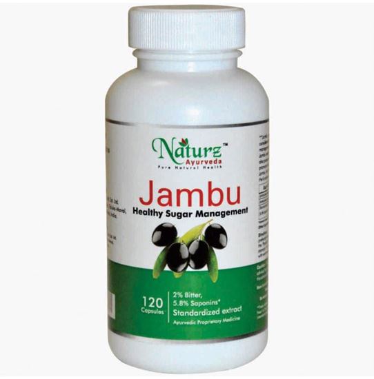 Picture of Naturz Ayurveda Jambu 425mg Capsule