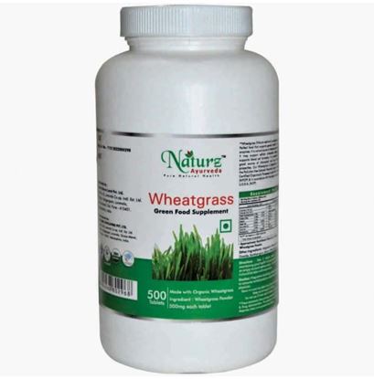 Picture of Naturz Ayurveda Wheatgrass Tablet