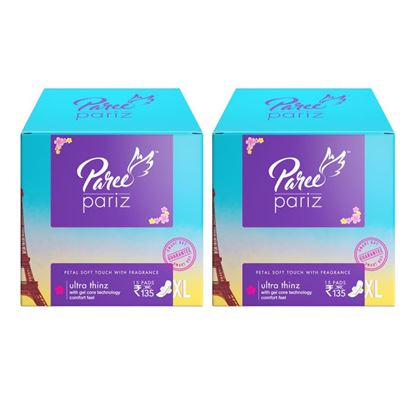 Picture of Paree Pariz Ultra Thinz Sanitary Pads XL Pack of 2