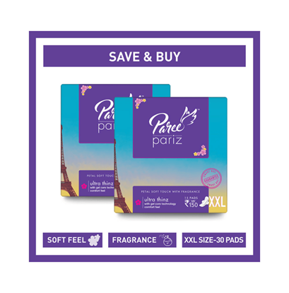 Picture of Paree Pariz Ultra Thinz Sanitary Pads XXL Pack of 2
