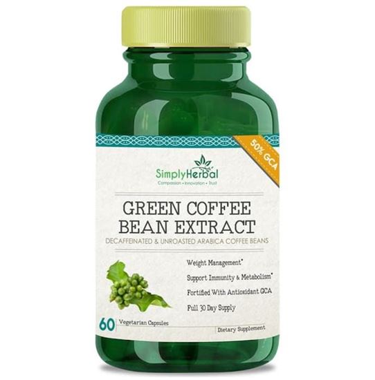 Picture of Simply Herbal Green Coffee Bean Extract 800mg Capsule