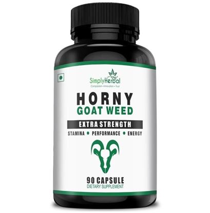 Picture of Simply Herbal Horny Goat Weed Extract Capsule