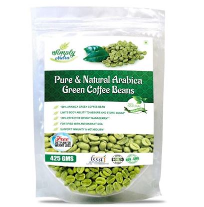 Picture of Simply Nutra Pure and Natural Arabica Green Coffee Beans
