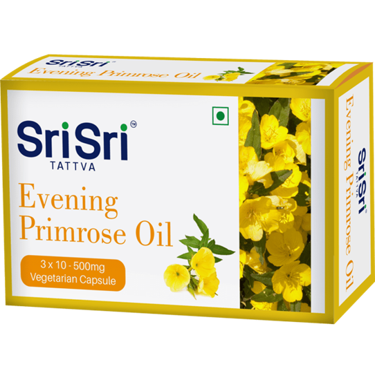 Picture of Sri Sri Tattva Evening Primrose Oil 500mg Veg Capsule