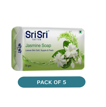 Picture of Sri Sri Tattva Jasmine Soap Pack of 5