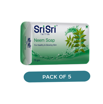 Picture of Sri Sri Tattva Neem Soap Pack of 5