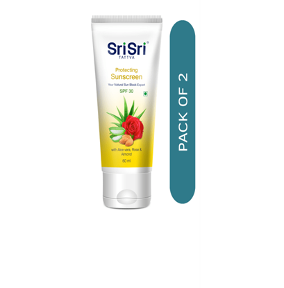 Picture of Sri Sri Tattva Protecting Sunscreen SPF 30 Pack of 2