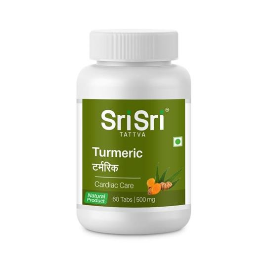 Picture of Sri Sri Tattva Turmeric 500mg Tablet Pack of 2