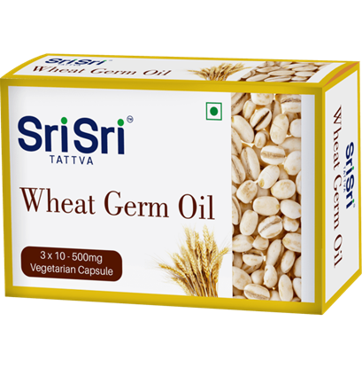Picture of Sri Sri Tattva Wheat Germ Oil Vegetarian Capsule