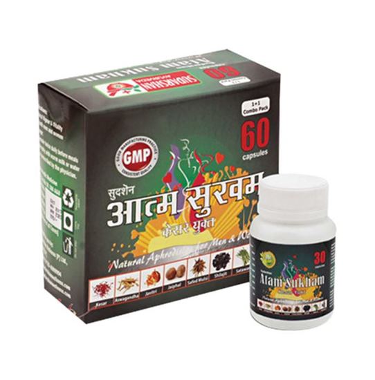 Picture of Sudarshan Ayurveda Attam Sukham Capsule Pack of 2