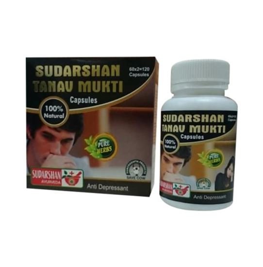 Picture of Sudarshan Ayurveda Tanav Mukti Capsule