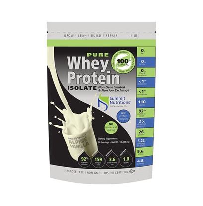 Picture of Summit Nutritions Pure Whey Protein Isolate Powder Vanilla