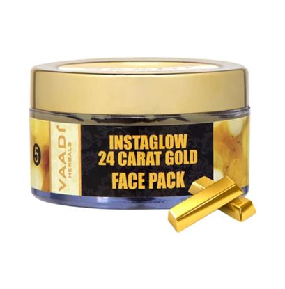 Picture of Vaadi Herbals 24 Carat Gold Face Pack - Vitamin-E & Lemon Peel