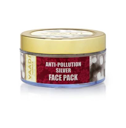 Picture of Vaadi Herbals Anti-Pollution Silver Face Pack - Pure Silver Dust & Lavender Oil