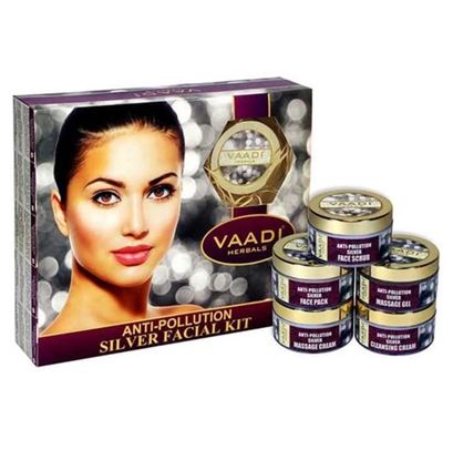 Picture of Vaadi Herbals Anti-Pollution Silver Facial Kit