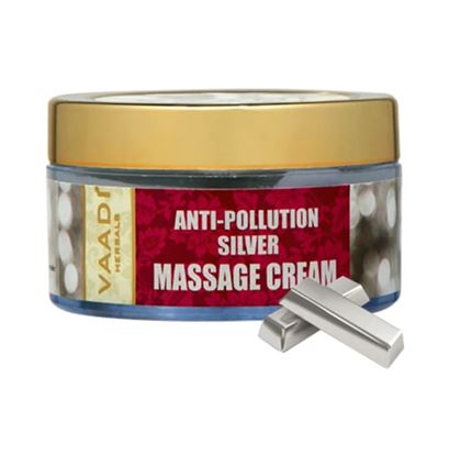 Picture of Vaadi Herbals Anti-Pollution Silver Massage Cream - Pure Silver Dust & Rosemary Oil
