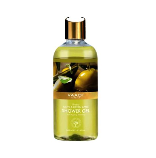 Picture of Vaadi Herbals Breezy Olive & Green Apple Shower Gel