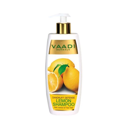 Picture of Vaadi Herbals Dandruff Defense Lemon Shampoo with extract of Tea Tree