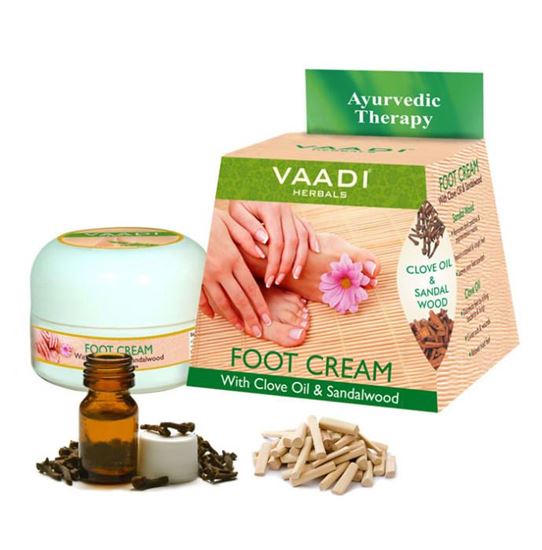 Picture of Vaadi Herbals Foot Cream - Clove & Sandal Oil