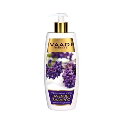 Picture of Vaadi Herbals Lavender Shampoo with Rosemary Extract-Intensive Repair System