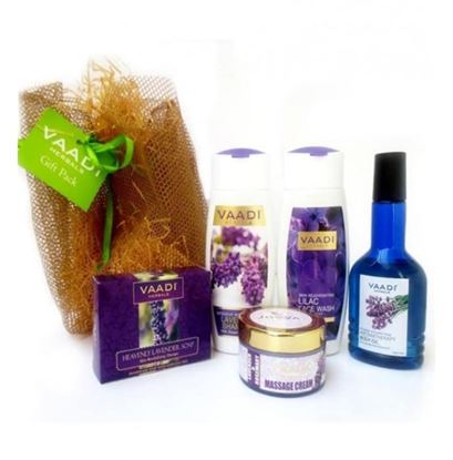 Picture of Vaadi Herbals Lavender-Lilac Skin Care Gift Pack