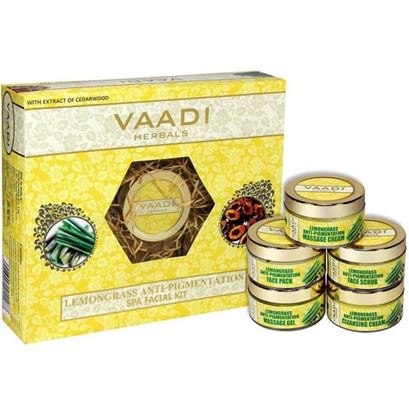 Picture of Vaadi Herbals Lemongrass Anti-Pigmentation SPA Facial Kit With Cedarwood Extract 270gm