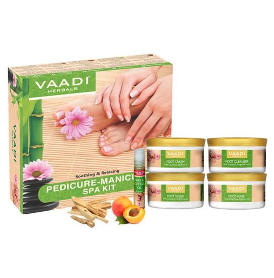 Picture of Vaadi Herbals Pedicure Manicure Spa Kit - Soothing & Refreshing 640gm