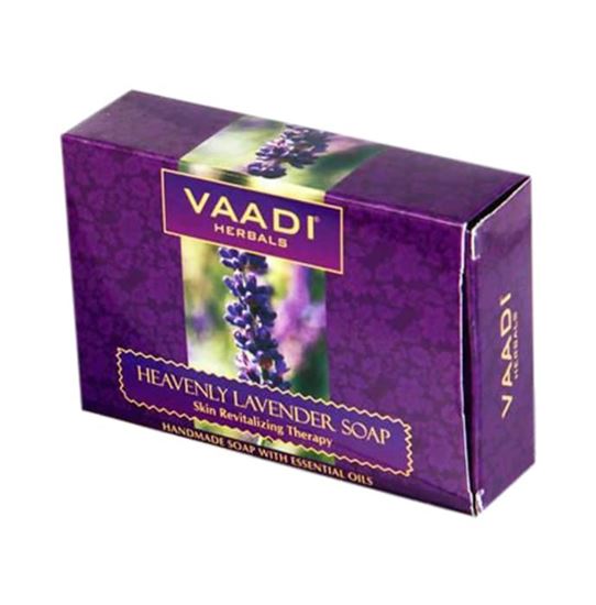 Picture of Vaadi Herbals Super Value Pack of 6 Heavenly Lavender Soap (75gm Each)