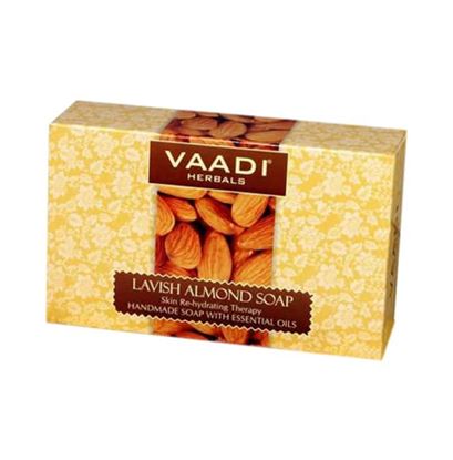 Picture of Vaadi Herbals Super Value Pack of 6 Lavish Almond Soap (75gm Each)