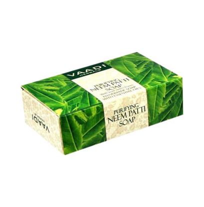 Picture of Vaadi Herbals Super Value Pack of 6 Neem Patti Soap (75gm Each)