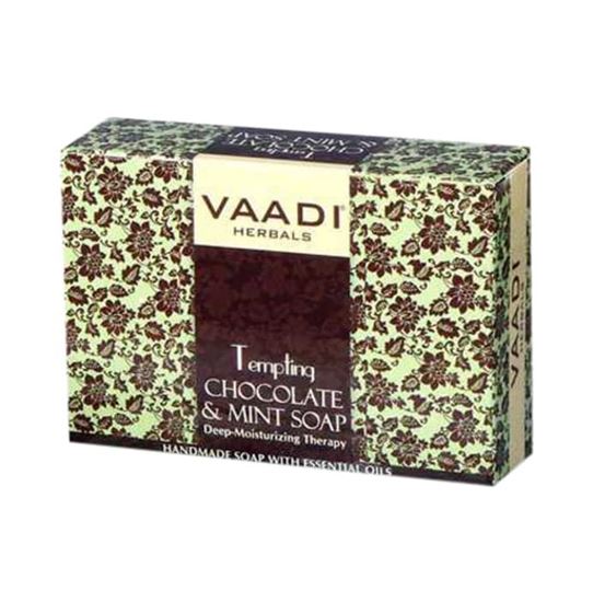 Picture of Vaadi Herbals Super Value Pack of 6 Tempting Chocolate & Mint Soap-Deep Moisturising Therapy (75gm Each)