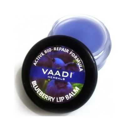 Picture of Vaadi Herbals Super Value Pack of 8 Lip Balm (10gm Each) Blueberry Mojito