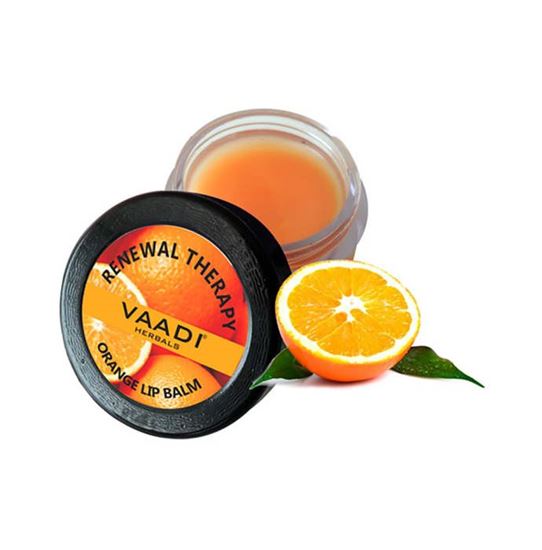 Picture of Vaadi Herbals Super Value Pack of 8 Lip Balm (10gm Each) Orange