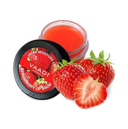 Picture of Vaadi Herbals Super Value Pack of 8 Lip Balm (10gm Each) Strawberry