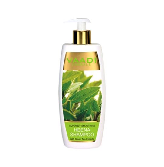 Picture of Vaadi Herbals Superbly Smoothing Heena Shampoo with Green Tea Extracts