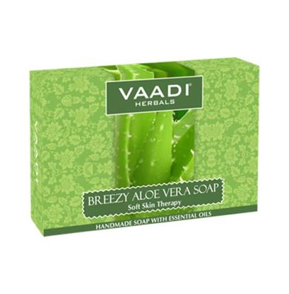 Picture of Vaadi Herbals Value Pack of 3 Breezy Aloe Vera (75gm Each)