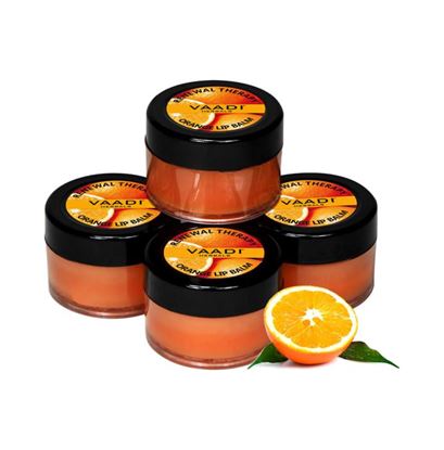 Picture of Vaadi Herbals Value Pack of 4 Lip Balm (10gm Each) Orange