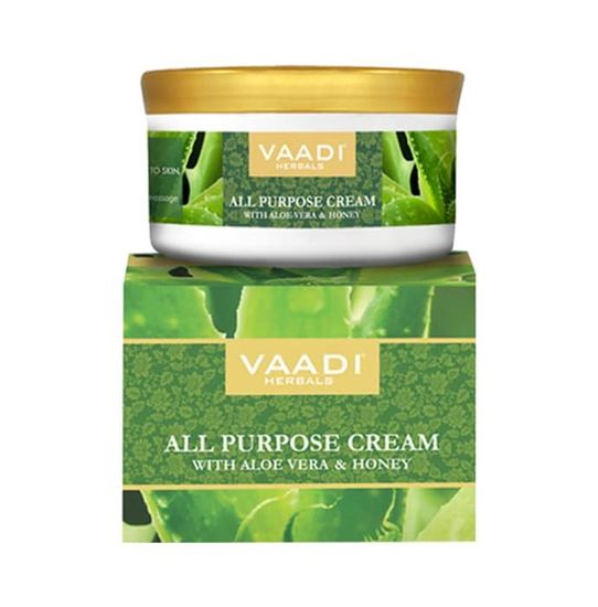 Picture of Vaadi Herbals Value Pack of All Purpose Cream With Aloe Vera, Honey & Manjistha Pack of 3