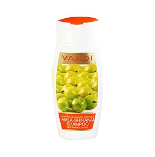 Picture of Vaadi Herbals Value Pack of Amla Shikakai Shampoo - Hairfall & Damage Control Pack of 3